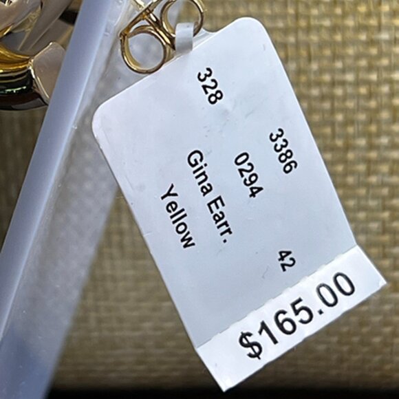 Jennifer Zeuner Gina 1” Circle Drop Earrings- NWT - Picture 4 of 4